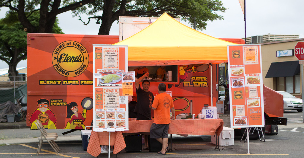 Elenas Filipino food truck at Eat The Street Hawaii