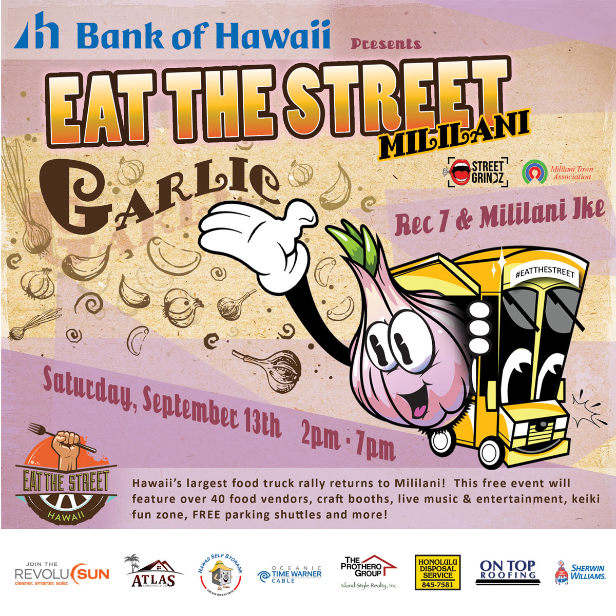 Eat The Street Garlic - Mililani @ Mililani | Mililani | Hawaii | United States
