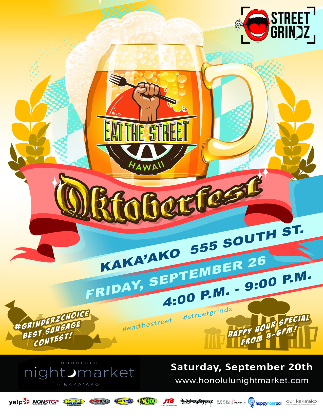 Eat The Street Oktoberfest  @ Kaka'ako | Honolulu | Hawaii | United States